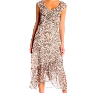Beautiful Rebecca Minkoff floral Jessica midi dress.